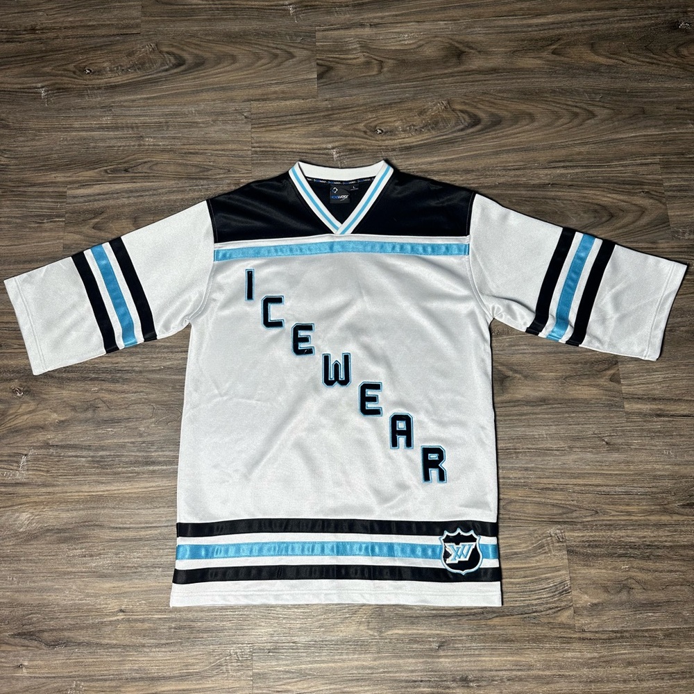 Icewear White and Black Hockey Jersey